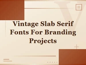 Vintage Slab Serif Fonts for Bold and Timeless Branding Projects